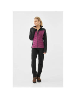 Kurtka przejściowa damska viking blast primaloft lady trekkingowa ocieplana czarno-różowa (750/25/6175/0946) 2