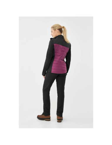 Kurtka przejściowa damska viking blast primaloft lady trekkingowa ocieplana czarno-różowa (750/25/6175/0946)