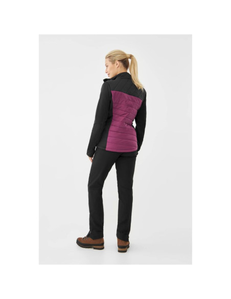 Kurtka przejściowa damska viking blast primaloft lady trekkingowa ocieplana czarno-różowa (750/25/6175/0946)
