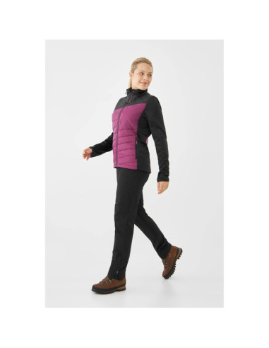 Kurtka przejściowa damska viking blast primaloft lady trekkingowa ocieplana czarno-różowa (750/25/6175/0946)