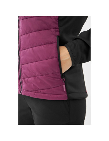 Kurtka przejściowa damska viking blast primaloft lady trekkingowa ocieplana czarno-różowa (750/25/6175/0946)