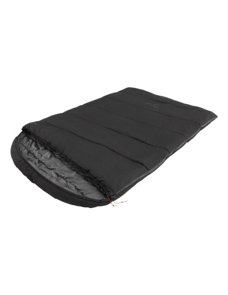 Easy camp 240209 śpiwór dorosły mikrofibra, oxford, poliester czarny