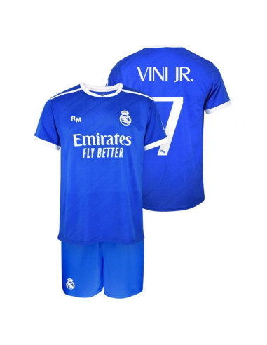 Real madryt vinicius komplet koszulka spodenki junior box rm25b3v