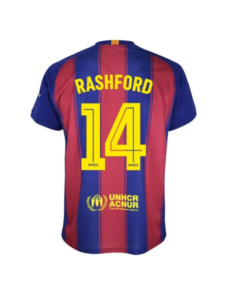Fc barcelona rashford komplet koszulka spodenki junior box 2025/26 bc19era