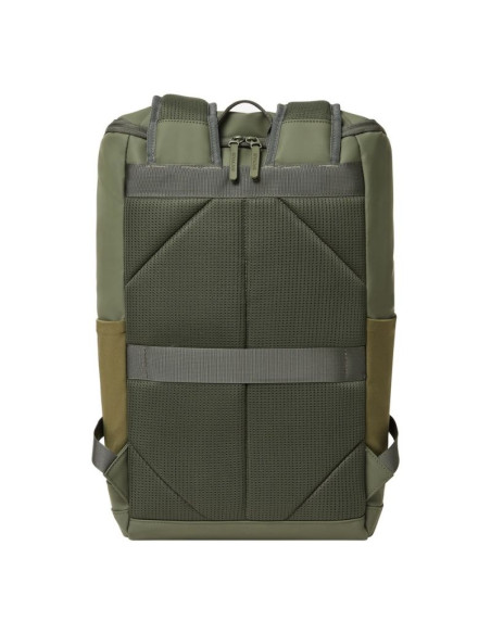 Rivacase eden plecak plecak podróżny oliwkowy skóra woskowana (pull up), poliester, przetworzony politereftalan etylenu (rpet)