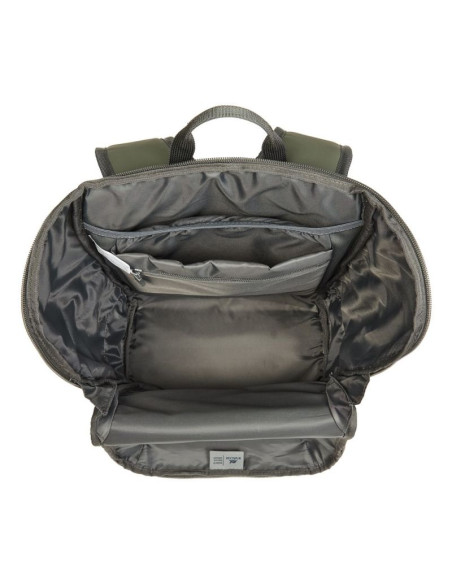 Rivacase eden plecak plecak podróżny oliwkowy skóra woskowana (pull up), poliester, przetworzony politereftalan etylenu (rpet)