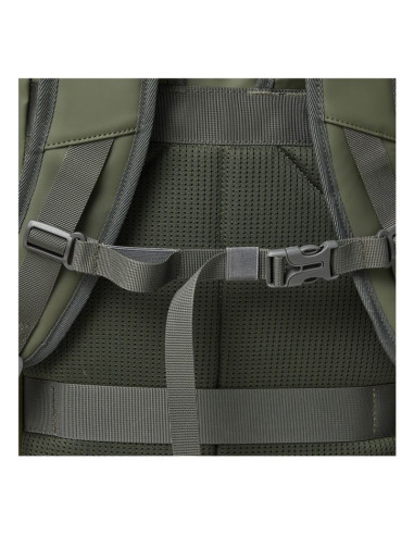 Rivacase eden plecak plecak podróżny oliwkowy skóra woskowana (pull up), poliester, przetworzony politereftalan etylenu (rpet)