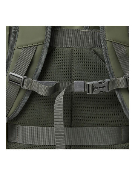 Rivacase eden plecak plecak podróżny oliwkowy skóra woskowana (pull up), poliester, przetworzony politereftalan etylenu (rpet)