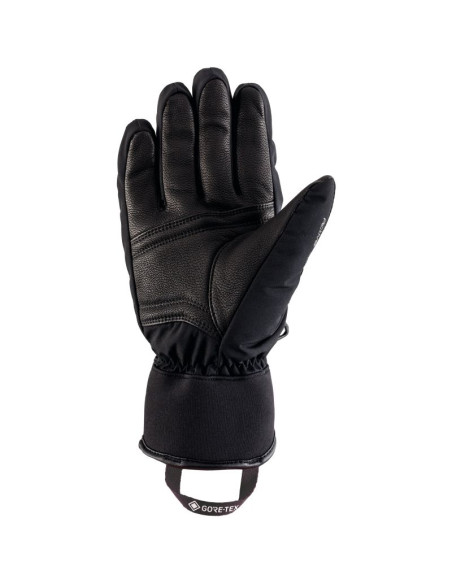 Rękawice narciarskie męskie viking branson gtx ski man gore-tex elementy skóry naturalnej czarne (160/25/3054/0900)