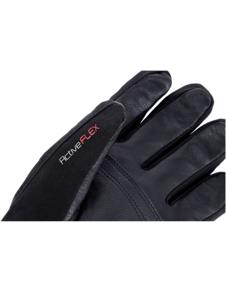 Rękawice narciarskie męskie viking branson gtx ski man gore-tex elementy skóry naturalnej czarne (160/25/3054/0900)