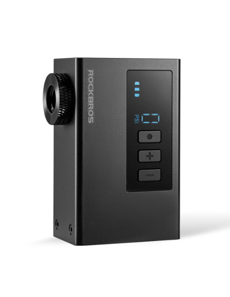 Pompka akumulatorowa rockbros as240 pro 120 psi kompresor 420mah - czarna