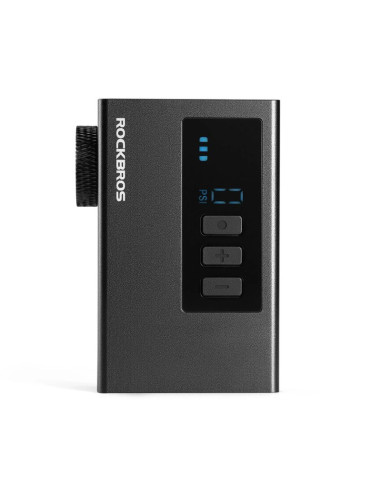 Pompka akumulatorowa rockbros as240 pro 120 psi kompresor 420mah - czarna