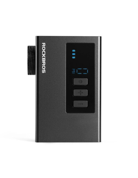 Pompka akumulatorowa rockbros as240 pro 120 psi kompresor 420mah - czarna