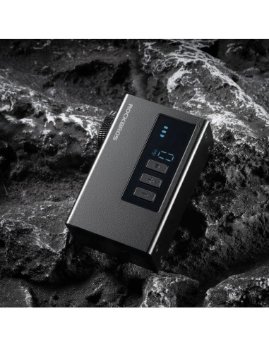 Pompka akumulatorowa rockbros as240 pro 120 psi kompresor 420mah - czarna