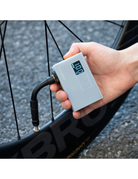 Pompka akumulatorowa rockbros as240 pro 120 psi kompresor 420mah - czarna