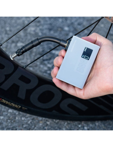 Pompka akumulatorowa rockbros as240 pro 120 psi kompresor 420mah - czarna