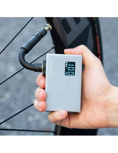 Pompka akumulatorowa rockbros as240 pro 120 psi kompresor 420mah - czarna