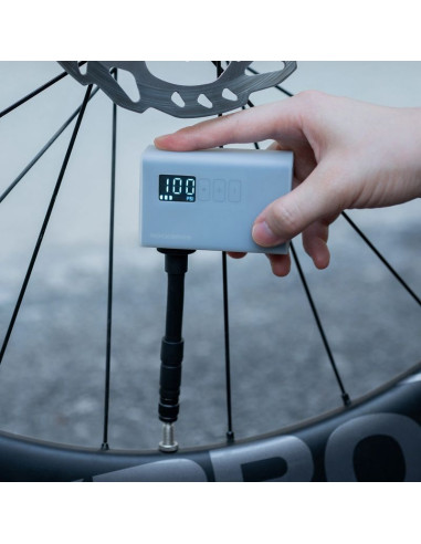 Pompka akumulatorowa rockbros as240 pro 120 psi kompresor 420mah - czarna