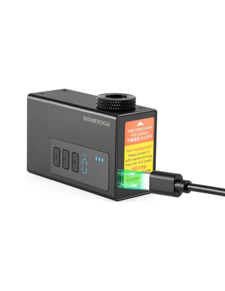 Pompka akumulatorowa rockbros as240 pro 120 psi kompresor 420mah - czarna