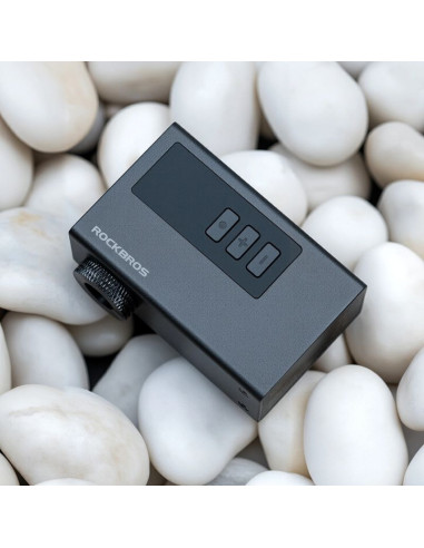 Pompka akumulatorowa rockbros as240 pro 120 psi kompresor 420mah - czarna