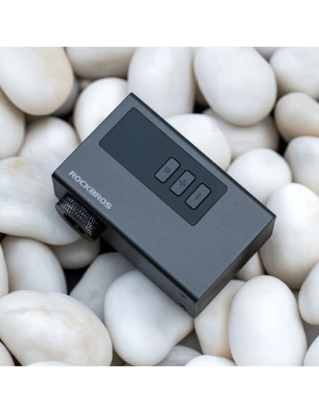 Pompka akumulatorowa rockbros as240 pro 120 psi kompresor 420mah - czarna