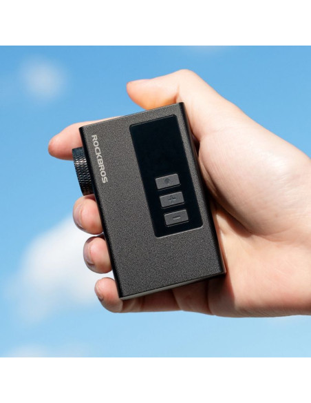 Pompka akumulatorowa rockbros as240 pro 120 psi kompresor 420mah - czarna