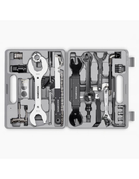 Zestaw do naprawiania rowerów rockbros 43210810001 - szary