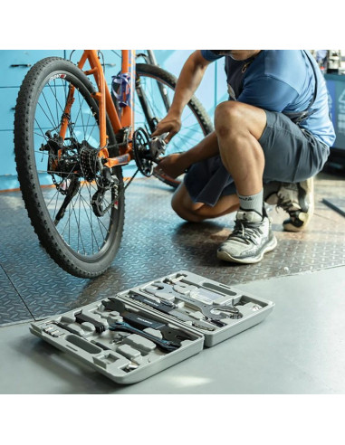 Zestaw do naprawiania rowerów rockbros 43210810001 - szary