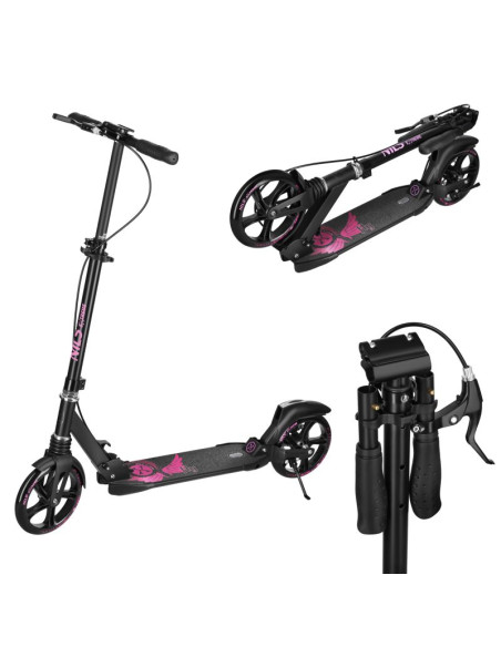 Hm800 hulajnoga fly różowa nils extreme