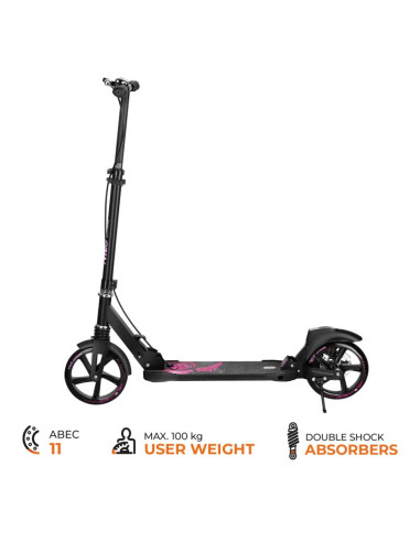 Hm800 hulajnoga fly różowa nils extreme