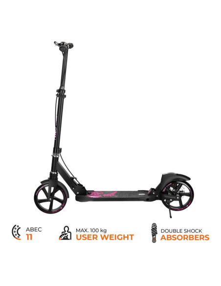 Hm800 hulajnoga fly różowa nils extreme