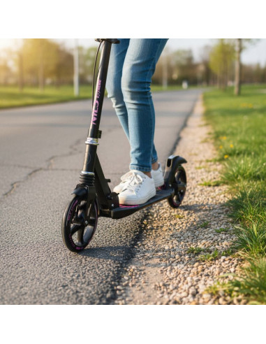 Hm800 hulajnoga fly różowa nils extreme