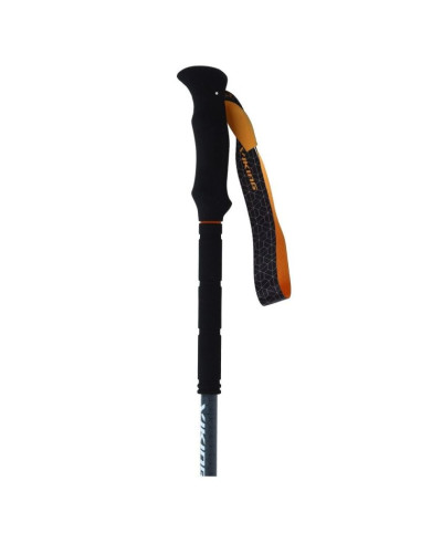 Kije skitourowe viking kangri skitouring 65-135cm, szaro-pomarańczowe