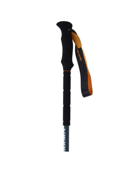 Kije skitourowe viking kangri skitouring 65-135cm, szaro-pomarańczowe