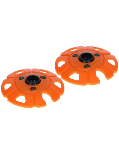 Kije skitourowe viking kangri skitouring 65-135cm, szaro-pomarańczowe