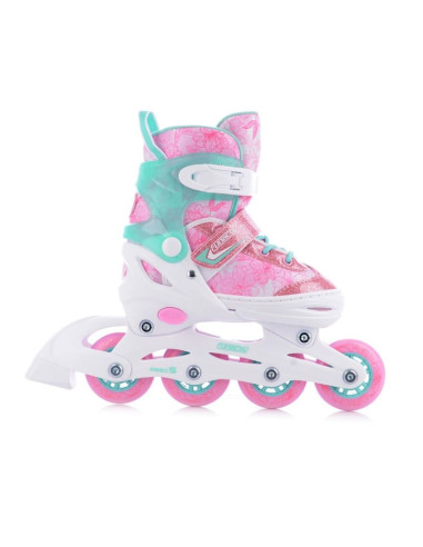 Łyżwy/rolki/wrotki regulowane funactiv trilo 4w1 gil