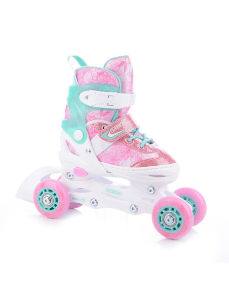 Łyżwy/rolki/wrotki regulowane funactiv trilo 4w1 gil