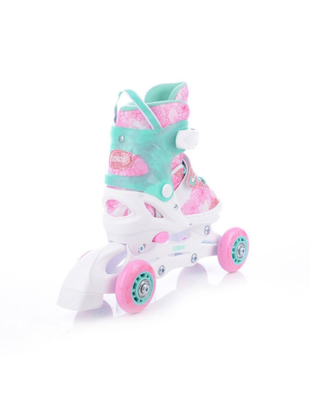 Łyżwy/rolki/wrotki regulowane funactiv trilo 4w1 gil