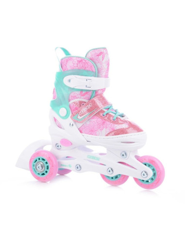 Łyżwy/rolki/wrotki regulowane funactiv trilo 4w1 gil