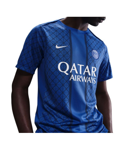 Koszulka męska nike psg academy pro home niebieska hj7150 406