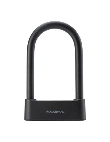 Zapięcie rowerowe rockbros 32210818001 smart z czytnikiem linii papilarnych i łącznością bluetooth - czarny