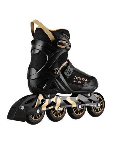 Łyżworolki armour czarno złote rozm. 42 nils extreme