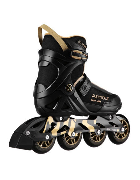 Łyżworolki armour czarno złote rozm. 42 nils extreme