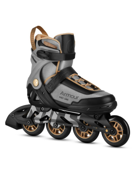 Na22151 łyżworolki armour szare rozm. 38 nils extreme