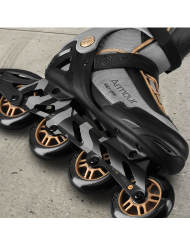 Na22151 łyżworolki armour szare rozm. 39 nils extreme