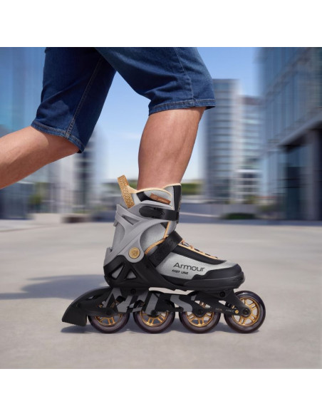 Na22151 łyżworolki armour szare rozm. 41 nils extreme