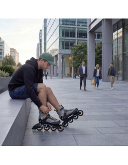 Na22151 łyżworolki armour szare rozm. 42 nils extreme 2