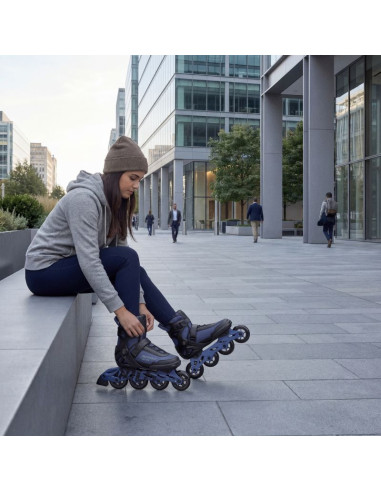 Na22151 łyżworolki armour granatowe rozm. 42 nils extreme