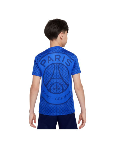 Koszulka dla dzieci nike psg academy pro home niebieska hj8074 406