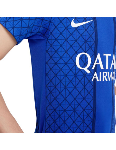 Koszulka dla dzieci nike psg academy pro home niebieska hj8074 406